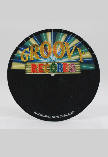 Slipmat Real Groovy Neon Logo